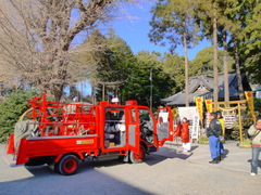 交通安全祈願の様子