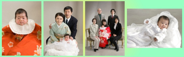 初宮参り写真サンプル